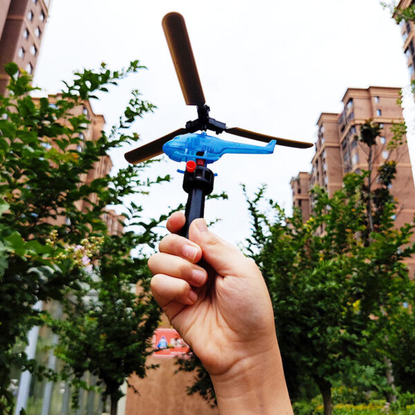 Fashion Pull Wire Helicopter Kids Outdoor Toys - Image 4