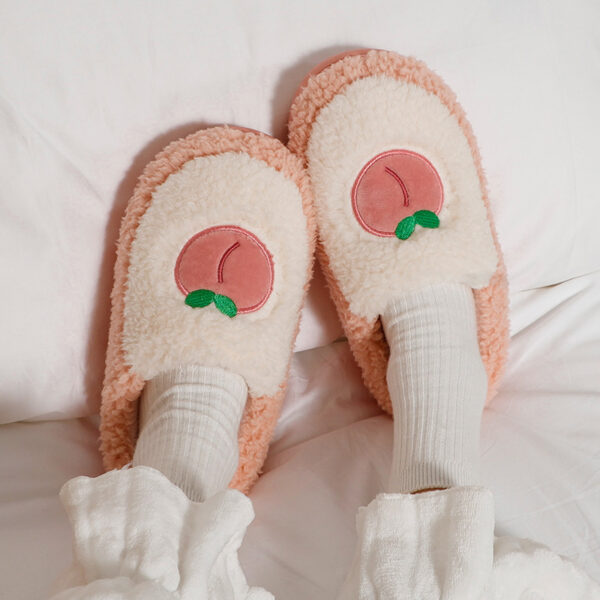 Postpartum Women's Home Plush Plush Warm Confinement Shoes - Image 2