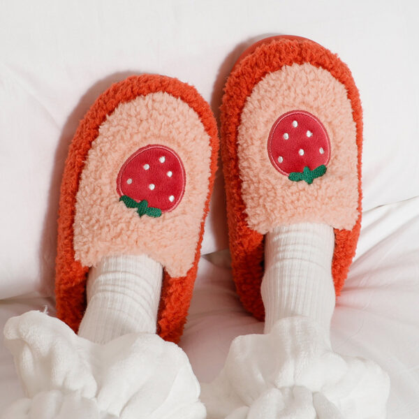 Postpartum Women's Home Plush Plush Warm Confinement Shoes