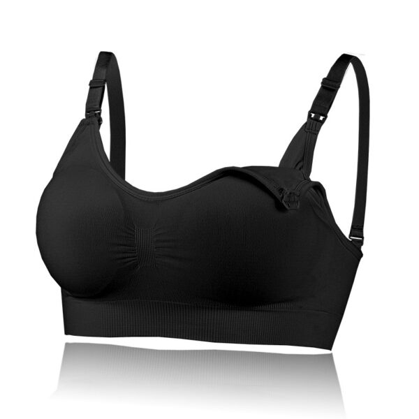 Seamless Nursing Bra Maternity Underwear Postpartum Breast Milk - Image 5