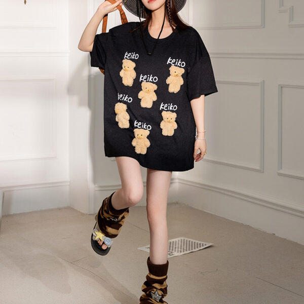 Barbie Short Sleeve T-shirt Women's Creative Loose - Image 3