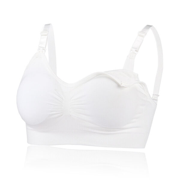 Seamless Nursing Bra Maternity Underwear Postpartum Breast Milk - Image 2