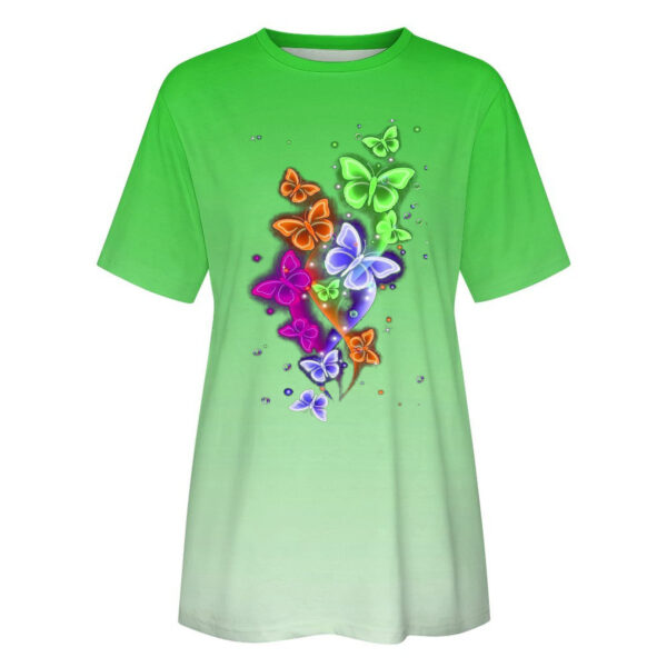 Women's Patchwork Printed Clover Top