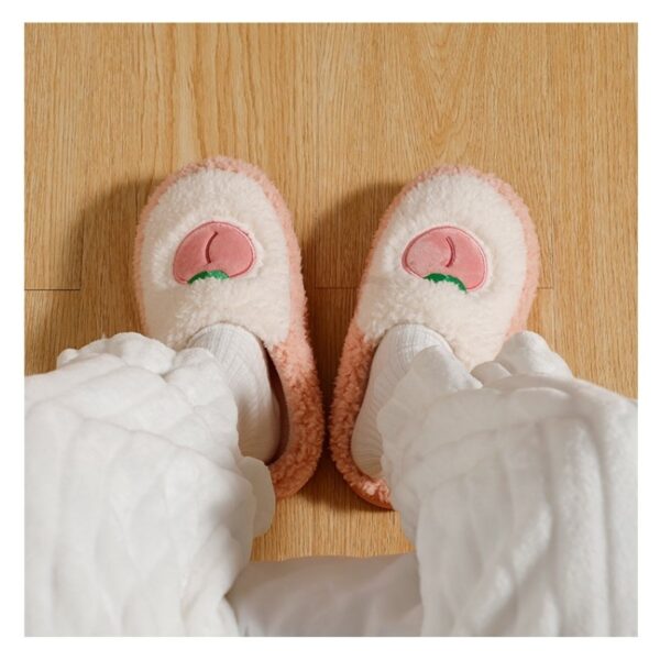 Postpartum Women's Home Plush Plush Warm Confinement Shoes - Image 5