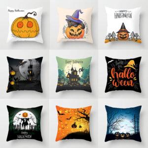 Modern Elegance Halloween Pillowcase Elevate your living space with our chic Halloween pillowcase! Measuring at 45x45cm, this exquisite piece is crafted from luxurious peach skin material, adding a touch of modern simplicity to your decor. Its versatile style seamlessly blends with any room, making it the perfect addition to your living room space. scary halloween decorations, halloween party decorations, halloween home decor, haunted house of horrors, spooky scares, scary outdoor decorations, spooky backyard ideas, spooky outside,