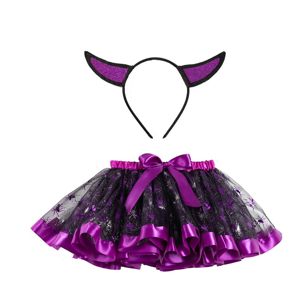 Spooktacular Children's Halloween Skirt in Nylon-Polyester Blend Elevate your little one's Halloween look with our Children's Halloween Skirt! Made with high-quality nylon fabric and featuring a stylish European and American design, this spooky skirt is perfect for your child's Halloween costume or just adding some festive flair to their wardrobe. halloween costumes for girls halloween halloween costumes halloween costume ideas easy halloween costumes halloween makeup costume ideas cute halloween costumes