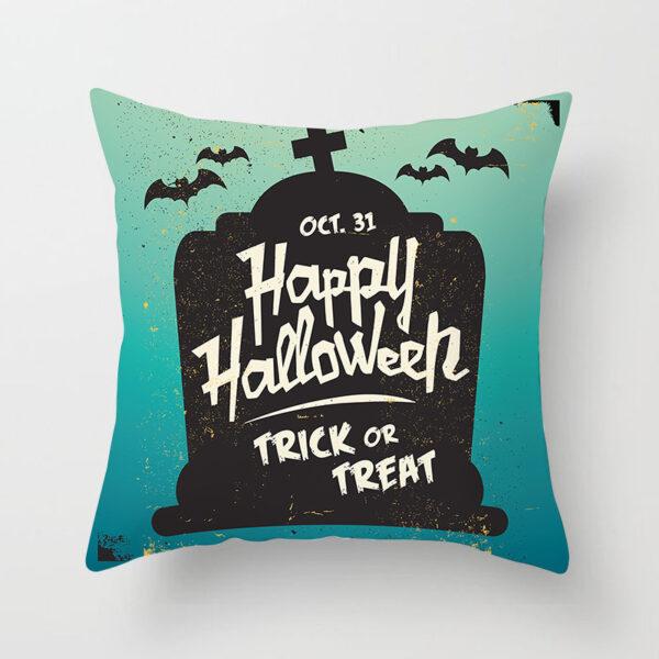 Modern Elegance Halloween Pillowcase Elevate your living space with our chic Halloween pillowcase! Measuring at 45x45cm, this exquisite piece is crafted from luxurious peach skin material, adding a touch of modern simplicity to your decor. Its versatile style seamlessly blends with any room, making it the perfect addition to your living room space. scary halloween decorations, halloween party decorations, halloween home decor, haunted house of horrors, spooky scares, scary outdoor decorations, spooky backyard ideas, spooky outside,