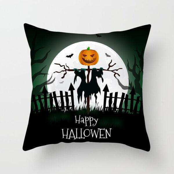 Modern Elegance Halloween Pillowcase Elevate your living space with our chic Halloween pillowcase! Measuring at 45x45cm, this exquisite piece is crafted from luxurious peach skin material, adding a touch of modern simplicity to your decor. Its versatile style seamlessly blends with any room, making it the perfect addition to your living room space. scary halloween decorations, halloween party decorations, halloween home decor, haunted house of horrors, spooky scares, scary outdoor decorations, spooky backyard ideas, spooky outside,